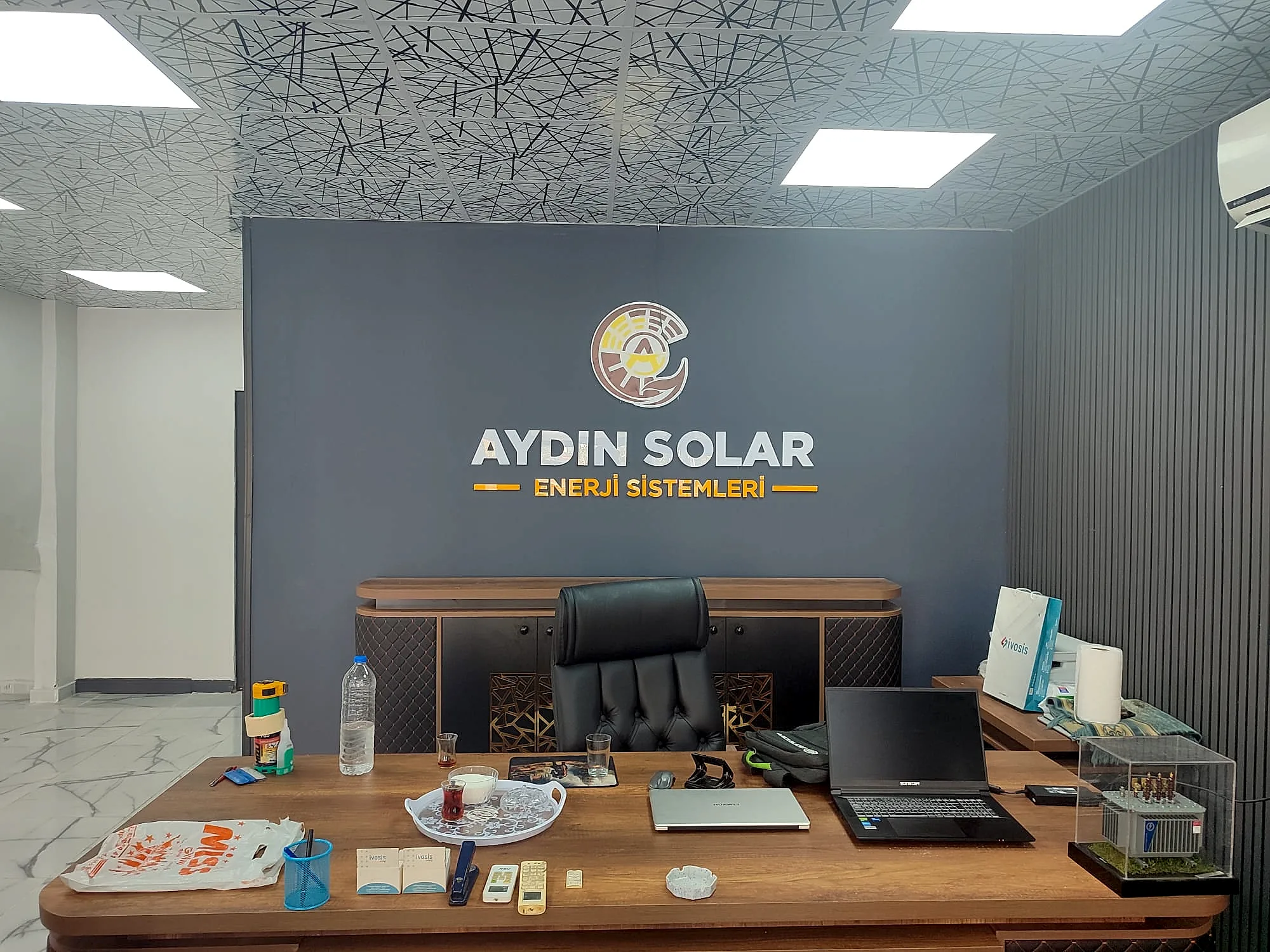 Aydın Solar Enerji Sistemleri — Foreks + Pleksi Uygulama